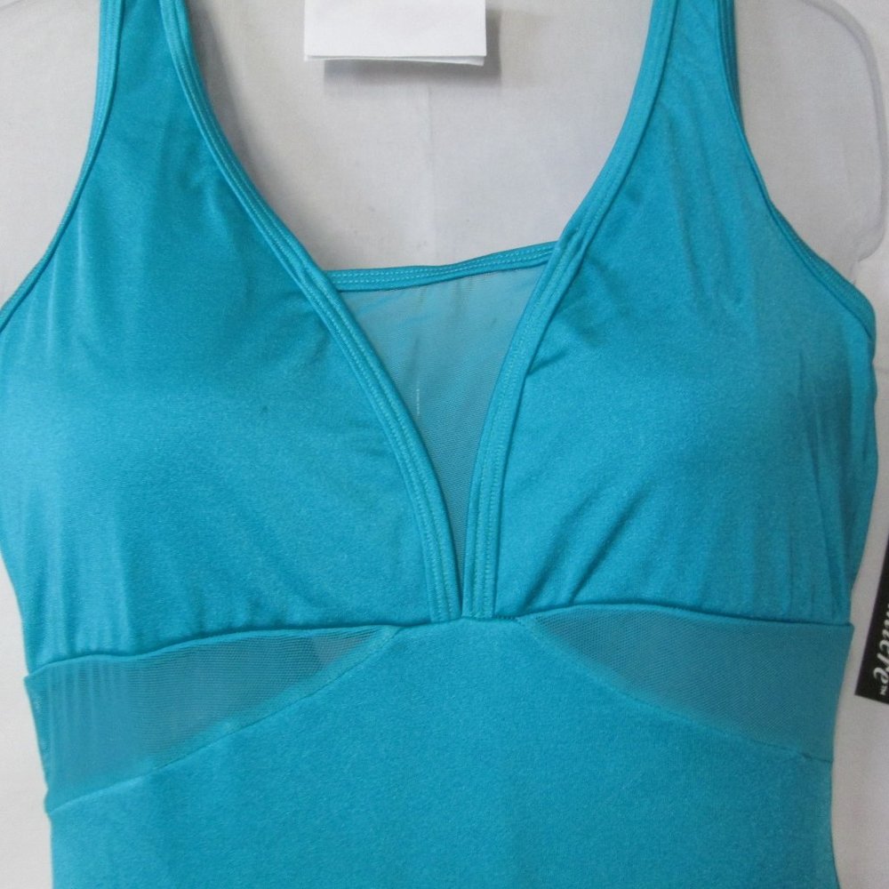 Leotard New Body Wrappers Womens MA LA Dance Ballet Lyrical Costume Jade Green - Picture 4 of 8